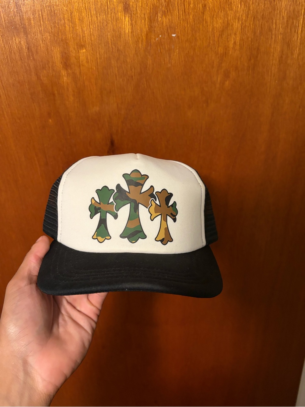 Chrome Hearts Black Trucker Hat